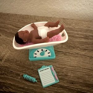 My Mini Baby Series 2 - Scale Blue & Pink - Mini Baby with Diaper